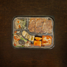 Load image into Gallery viewer, BBQ Beef Ribs (Galbi) Lunch Box
